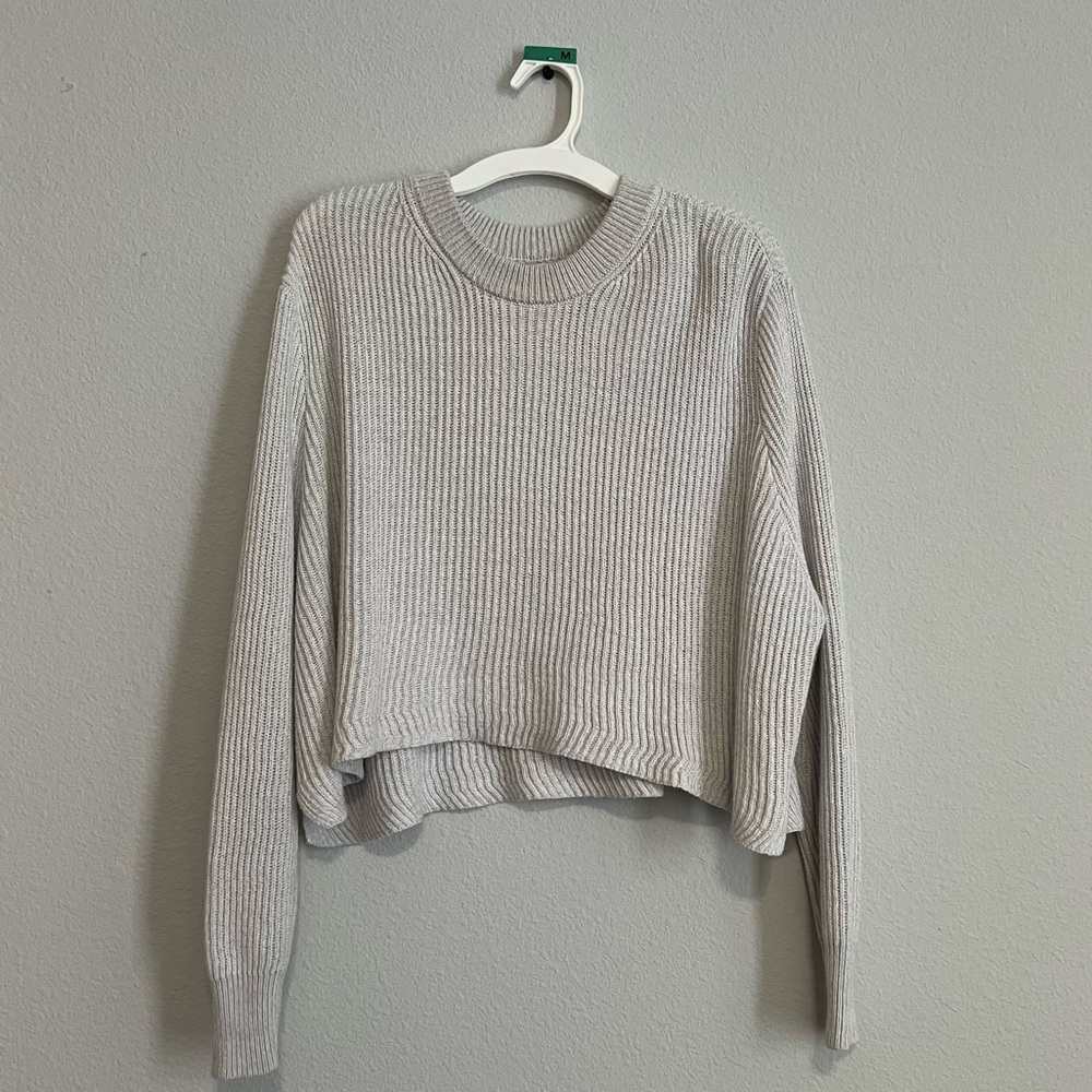 Cotton on basic white sweater